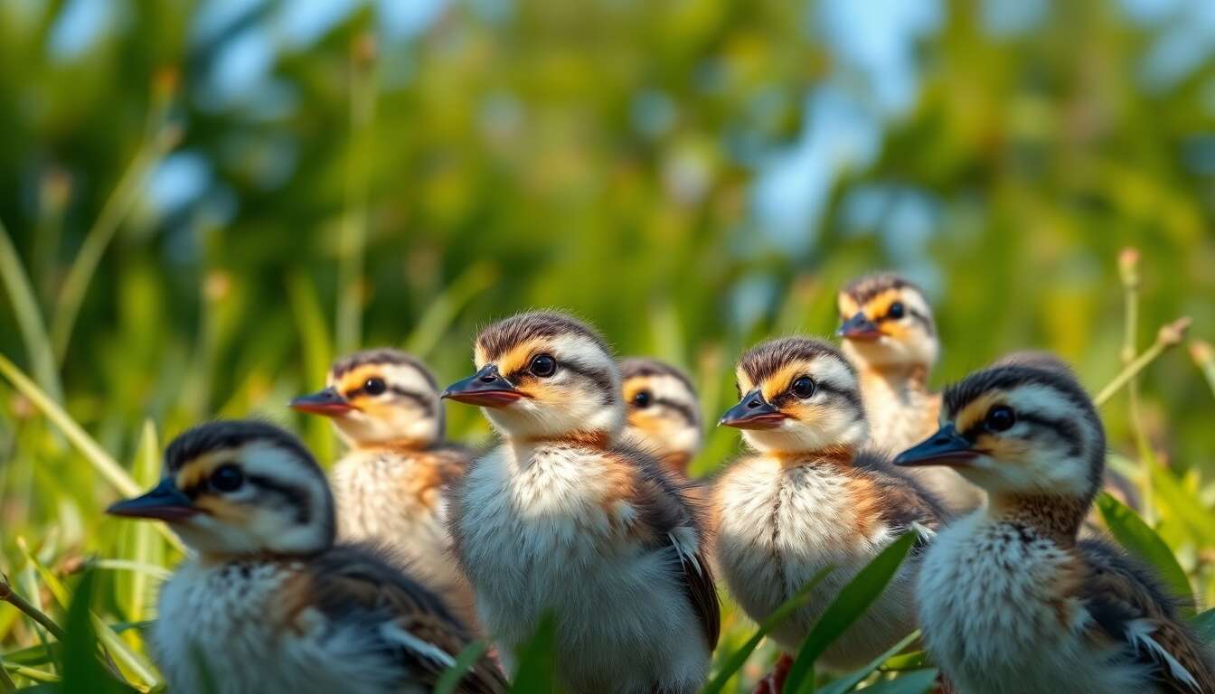 L'&eacute;mergence des oiseaux juv&eacute;niles en juin et juillet