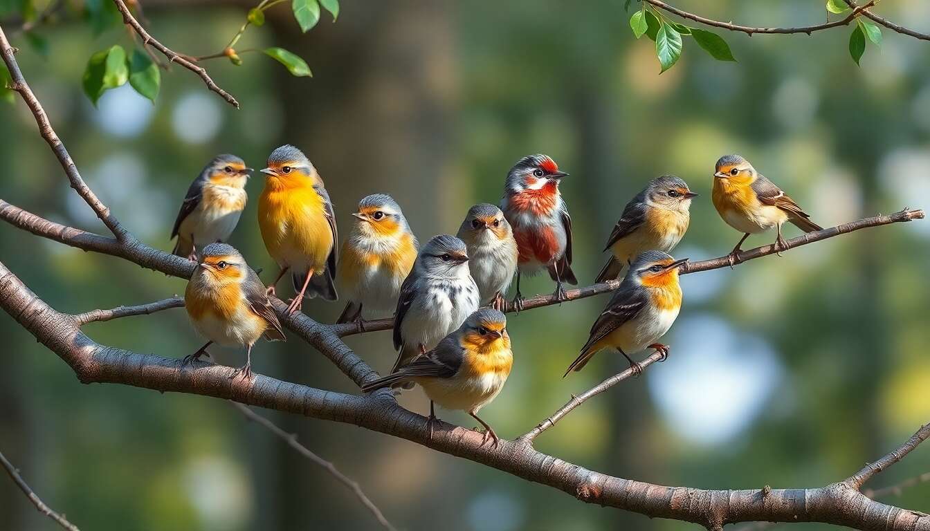 Les diff&eacute;rentes esp&egrave;ces de m&eacute;sanges
