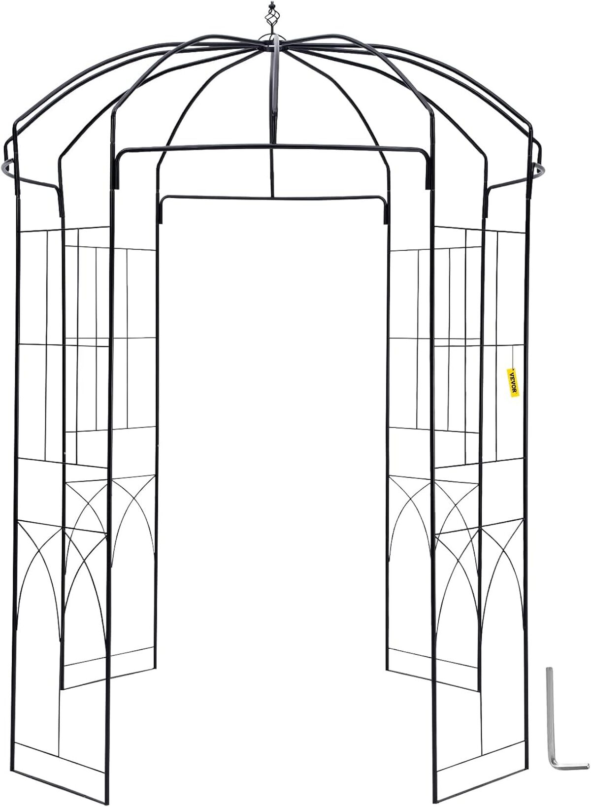 Test : arche de jardin VEVOR en fer forgé pour mariages