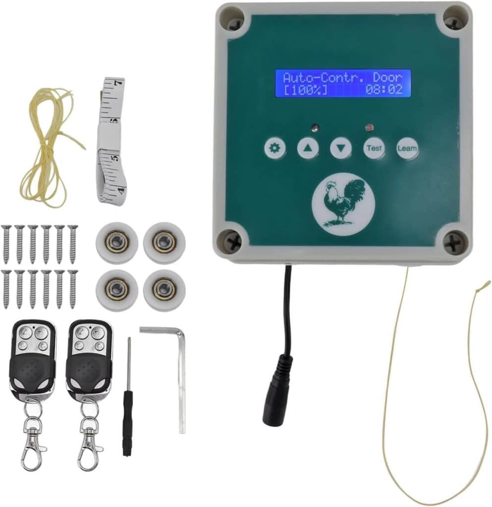 Test contrôleur automatique pour porte de poulailler IP44