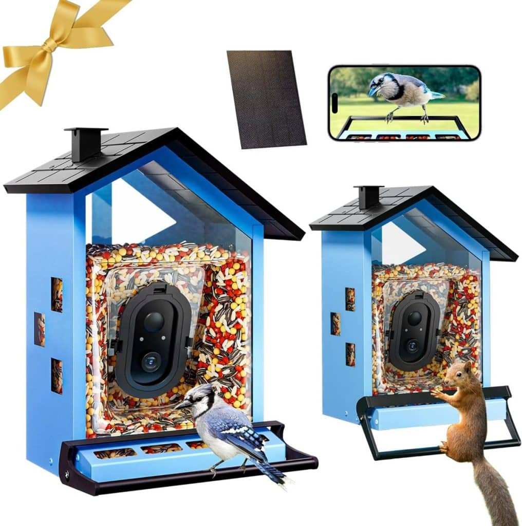 Test de la mangeoire intelligente anti-écureuils avec caméra solaire