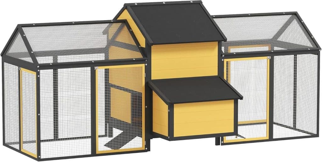 Test du poulailler en bois PawHut avec enclos et nichoirs