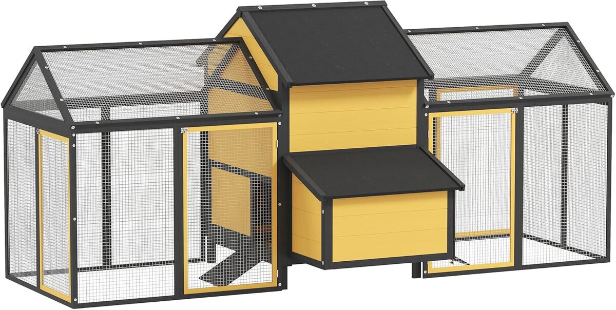 Test du poulailler en bois PawHut avec enclos et nichoirs