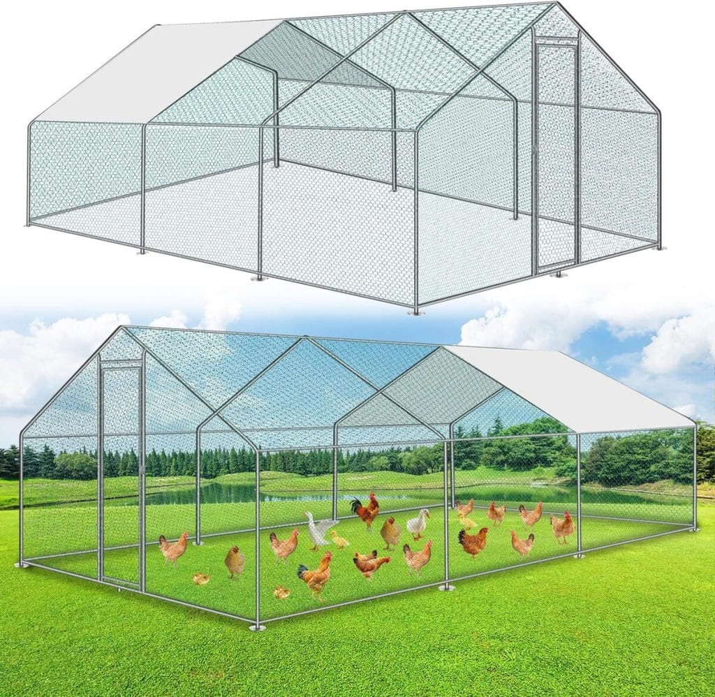Test : poulailler Cecaylie en métal 18 m² avec serrure et porte