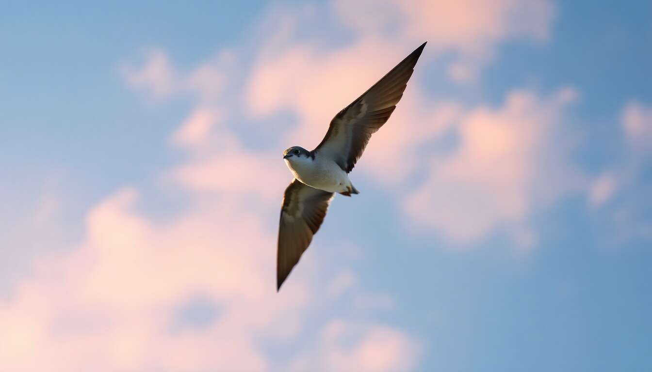 Vol de longue dur&eacute;e : le martinet noir infatigable