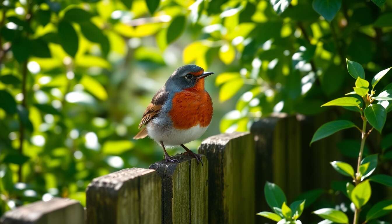 Observer les rougegorges de nos jardins