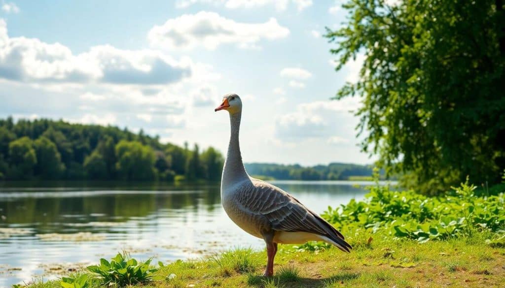 Focus sur l'oie cendrée : caractéristiques et habitat