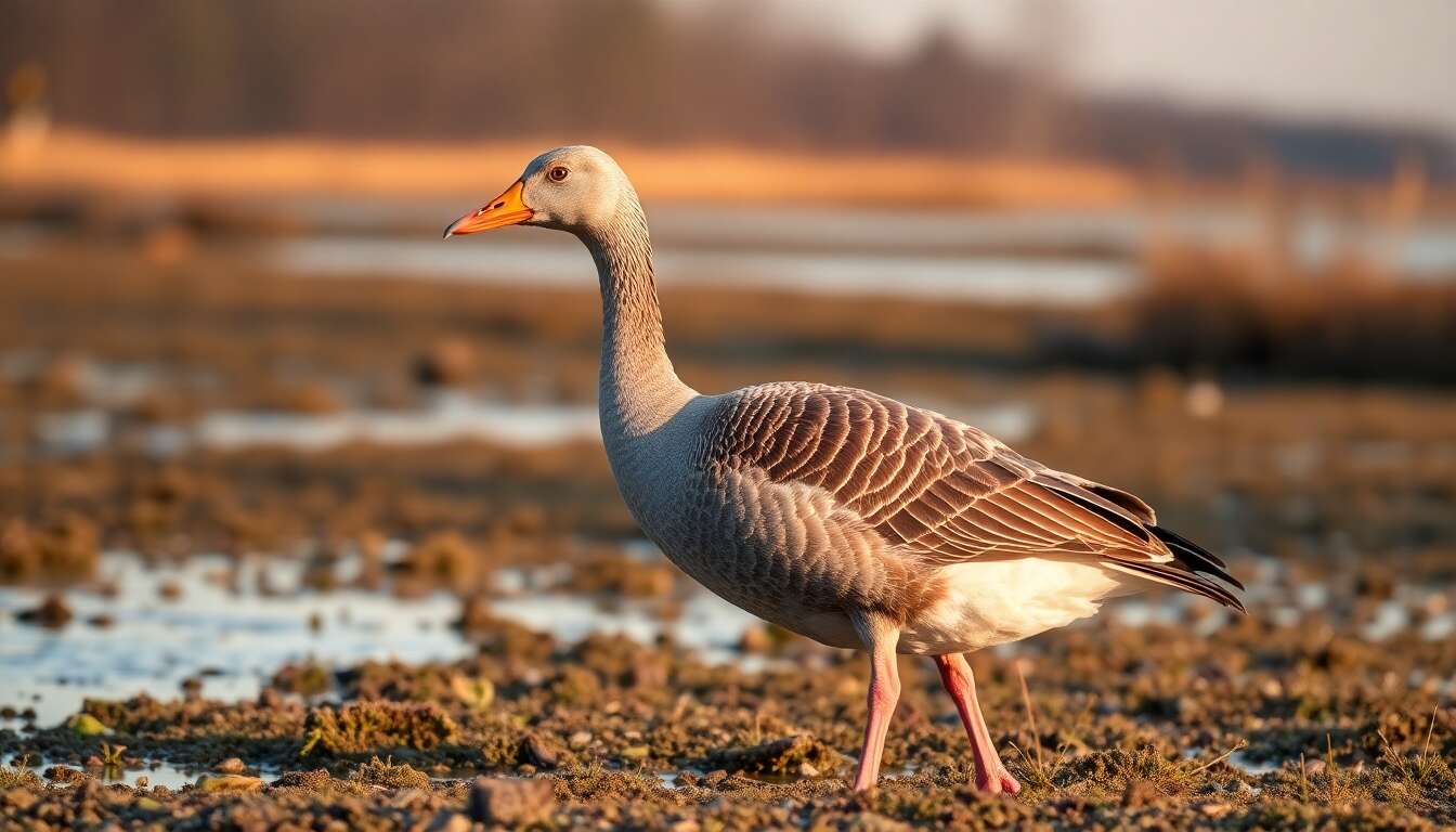 Morphologie et caractéristiques physiques de l'oie cendrée Morphologie et caractéristiques physiques de l'oie cendrée