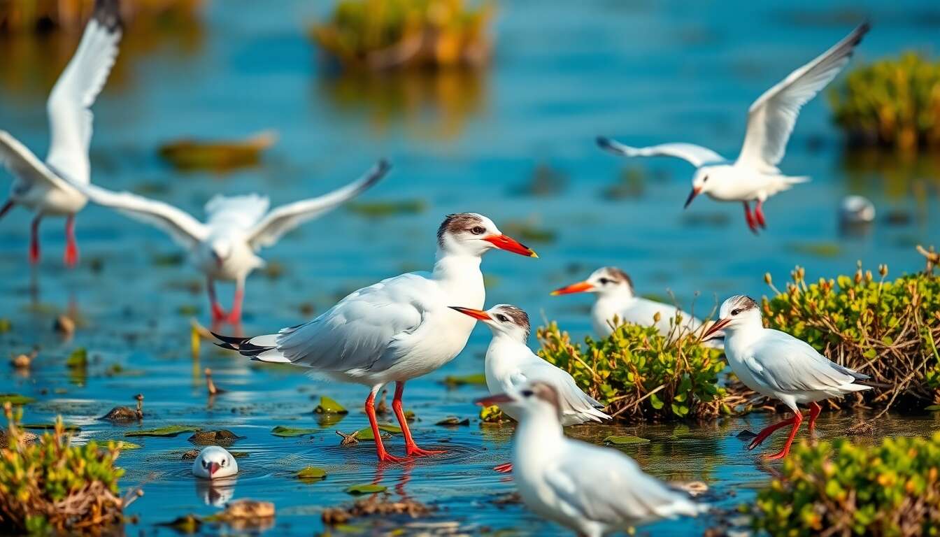Les habitats naturels des sternes et guifettes Les habitats naturels des sternes et guifettes