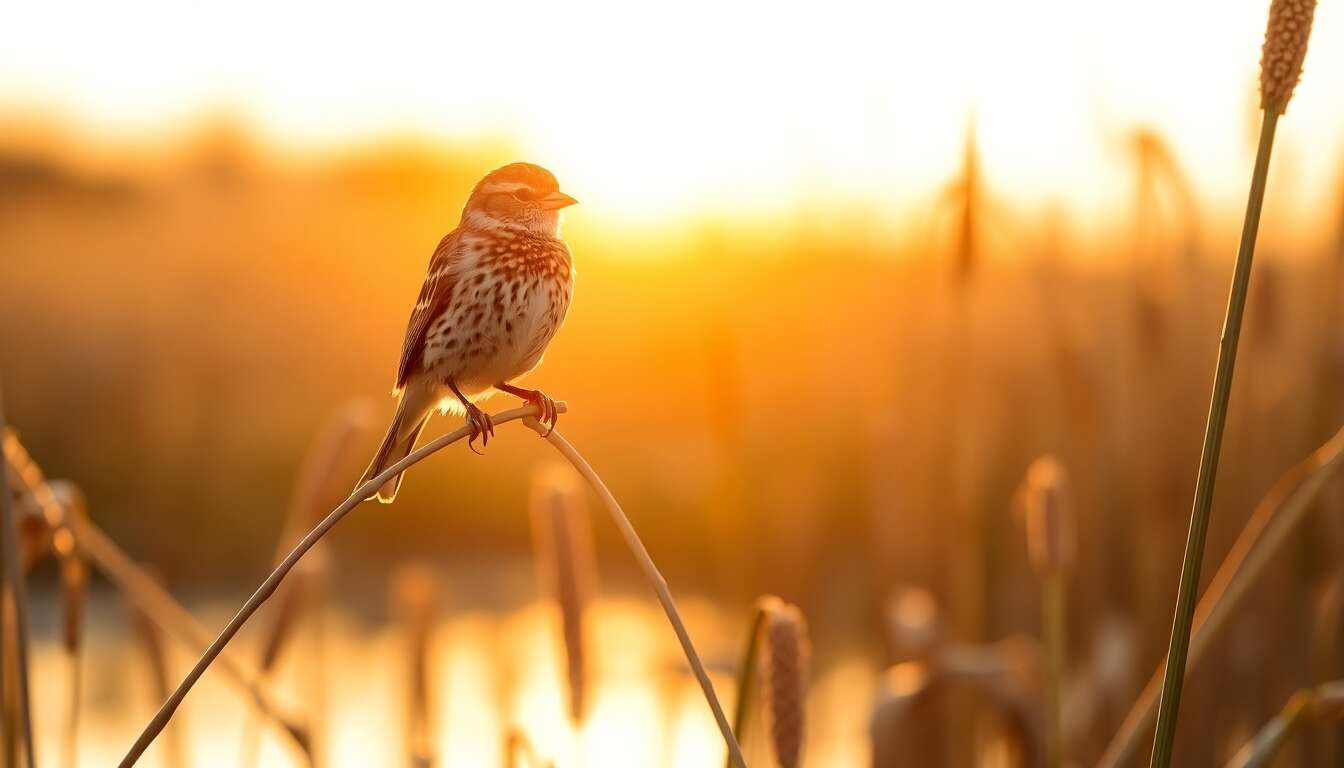 Les bruants des roseaux : une esp&egrave;ce en danger
