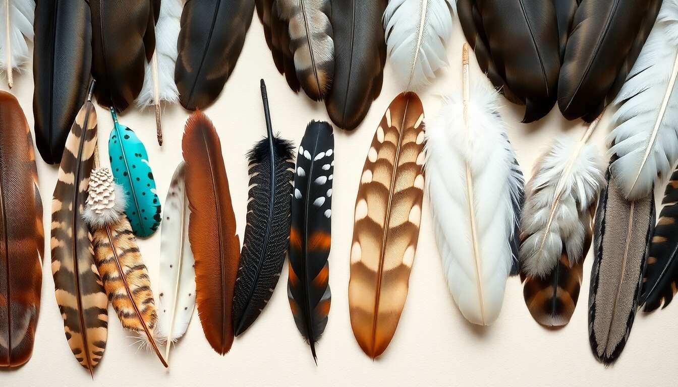 La diversit&eacute; des plumes dans le monde moderne