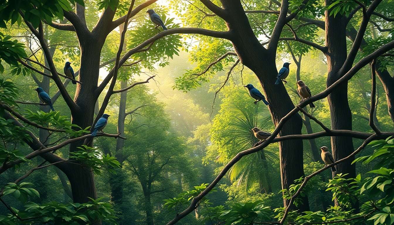 Le r&ocirc;le &eacute;cologique des oiseaux dans les for&ecirc;ts
