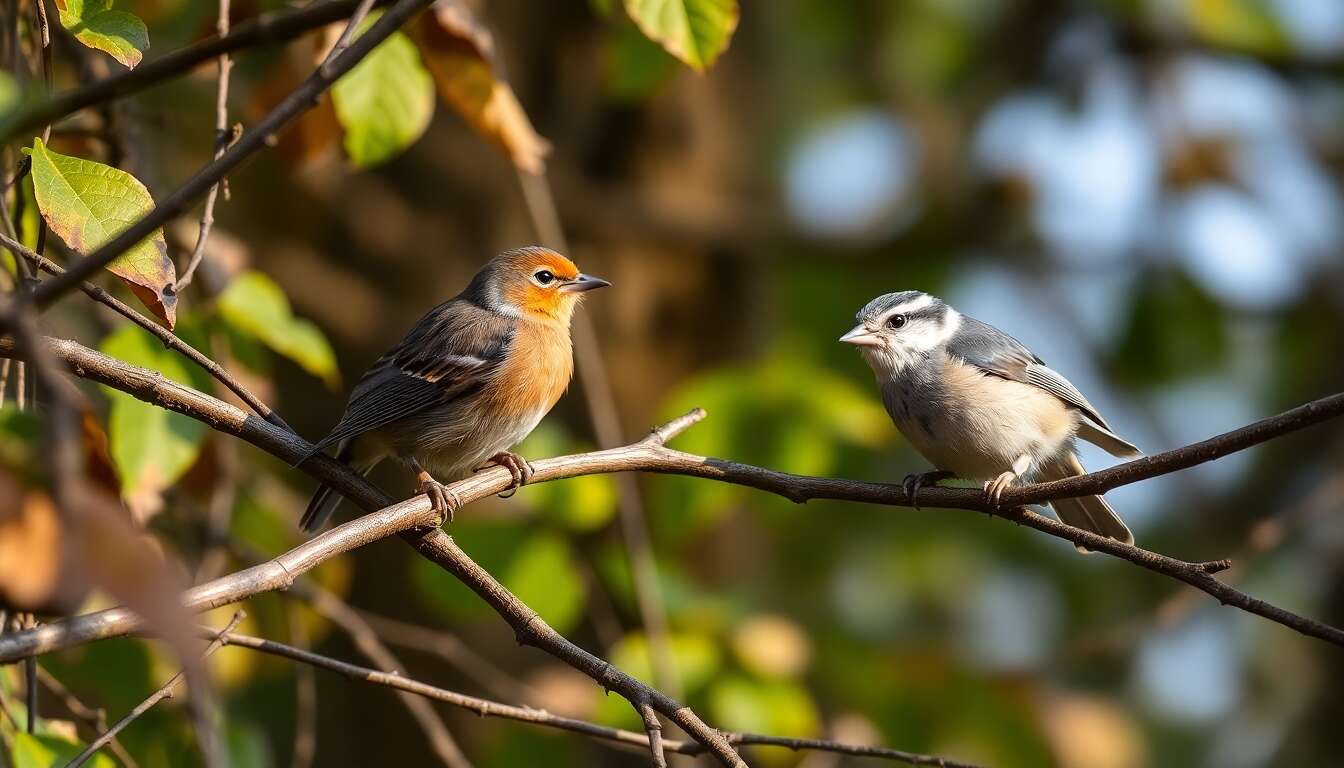 Esp&egrave;ces embl&eacute;matiques : pinson des arbres et sittelle torchepot