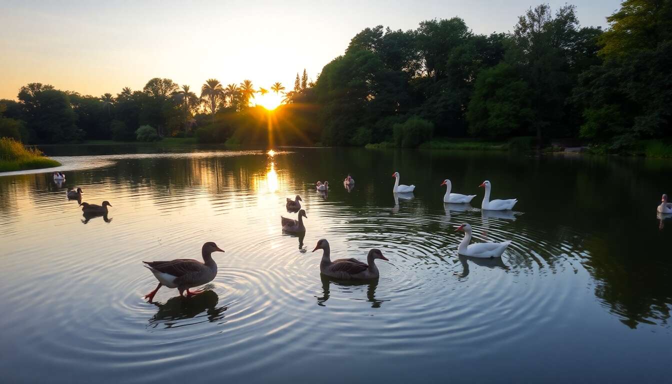 Diversit&eacute; des esp&egrave;ces au sein des anatid&eacute;s