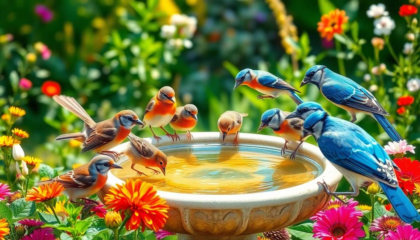 Importance de l'eau pour les oiseaux