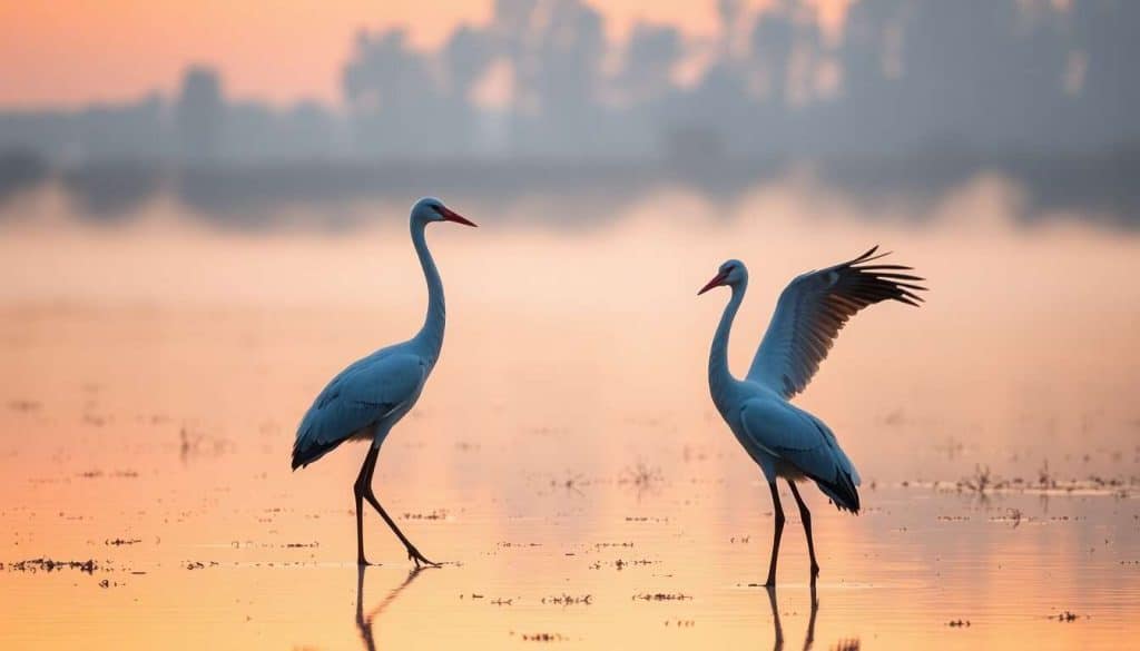Grues : histoire et symbolisme des oiseaux