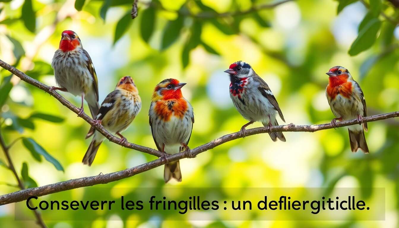 Menaces et conservation des fringilles