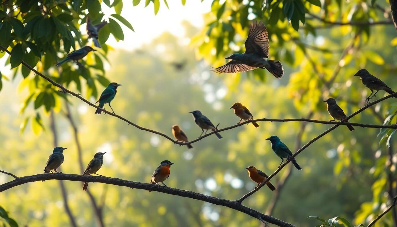 Le rôle des sifflements et gazouillis Le rôle des sifflements et gazouillis