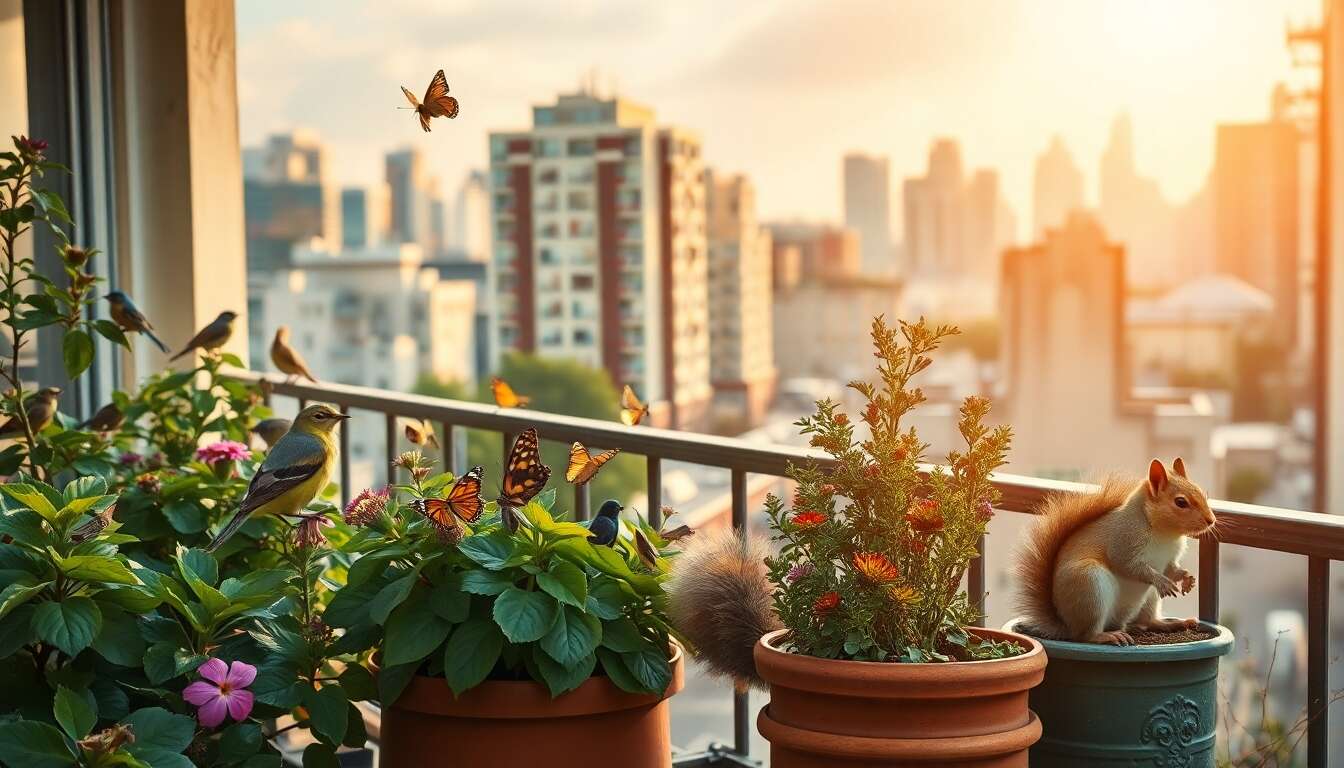 Observer la faune locale depuis son balcon Observer la faune locale depuis son balcon