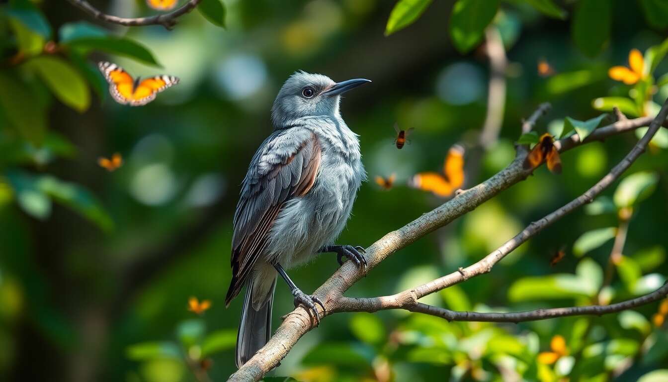 Cas d'&eacute;tude : le r&ocirc;le des coucous gris et leurs interactions avec les insectes