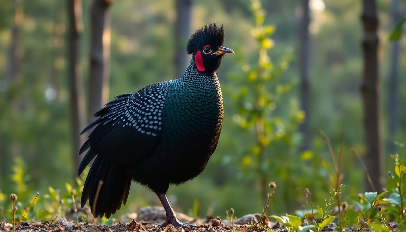 Le grand t&eacute;tras face &agrave; l'observation et la chasse