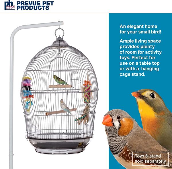PREVUE Pet Products Inc Prevue Sonata Cage à oiseaux Gris 48 x 76 cm