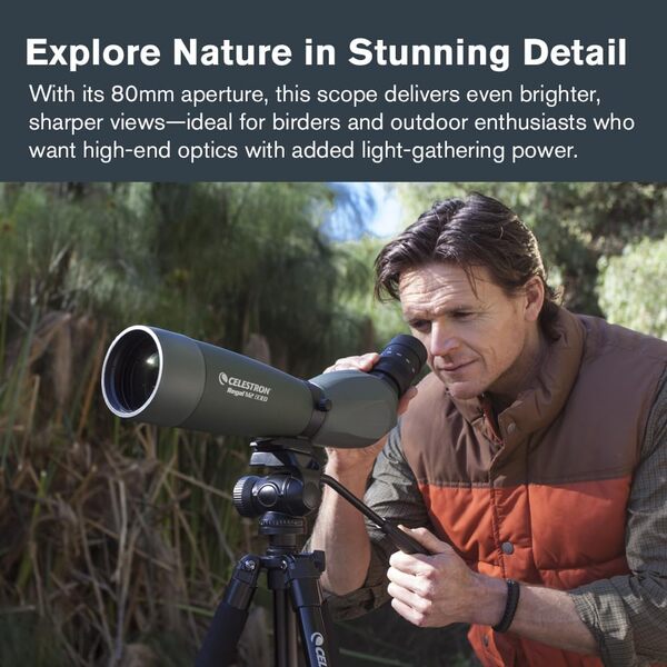 Celestron 52304 Regal M2 Longue-Vue 65ED, Vert