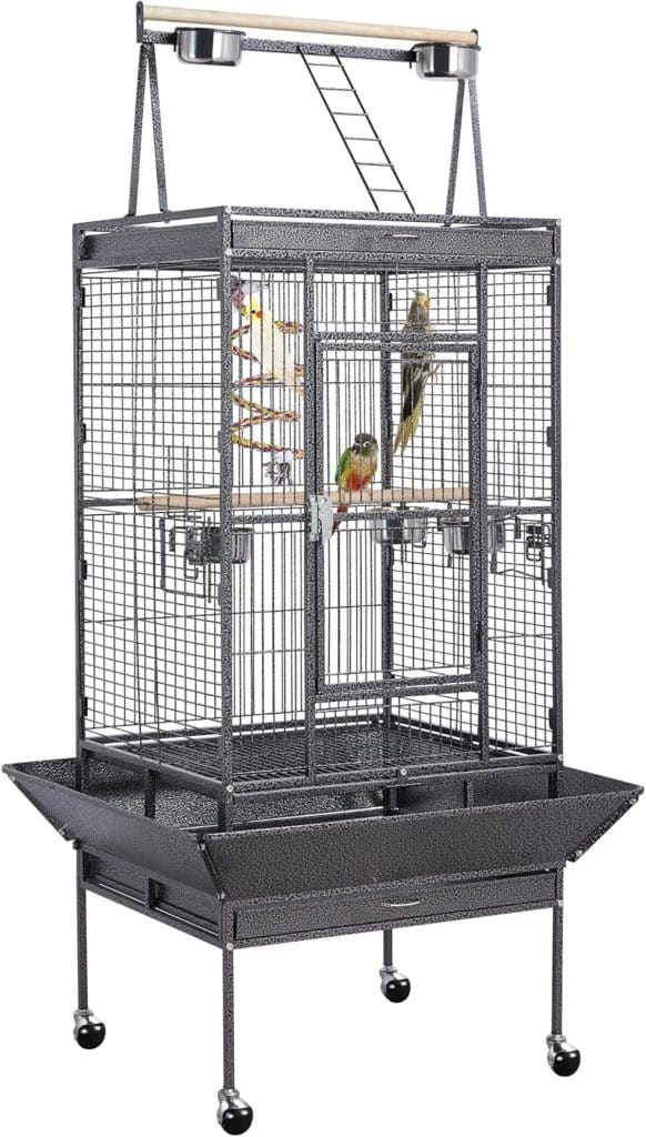 Test de la grande cage Yaheetech pour oiseaux