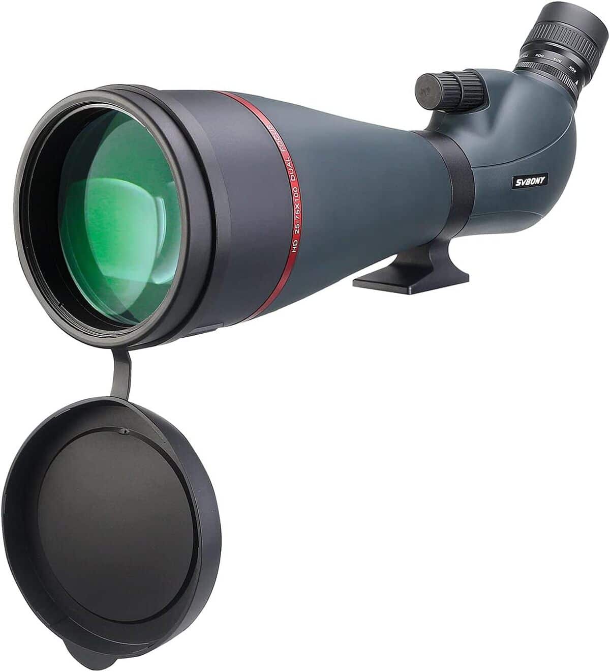 Longue-vue SV406 20-60x80 Avec Adaptateur Smartphone - étanche IPX7, Double Mise Au Point, Pour Observation Oiseaux, Tir