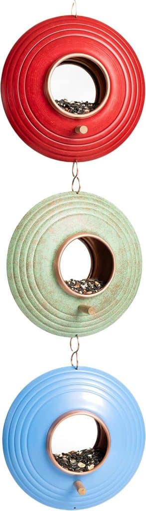 Test de la mangeoire d'extérieur Good Directions BF116RGB : élégance et praticité avec ses accents en cuivre