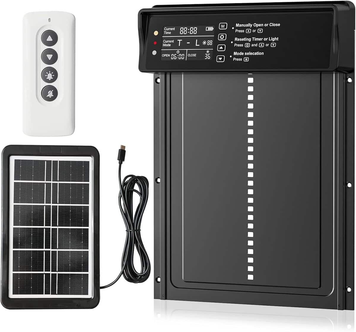 Test de la porte de poulailler Otpermen : énergie solaire et minuterie intégrée