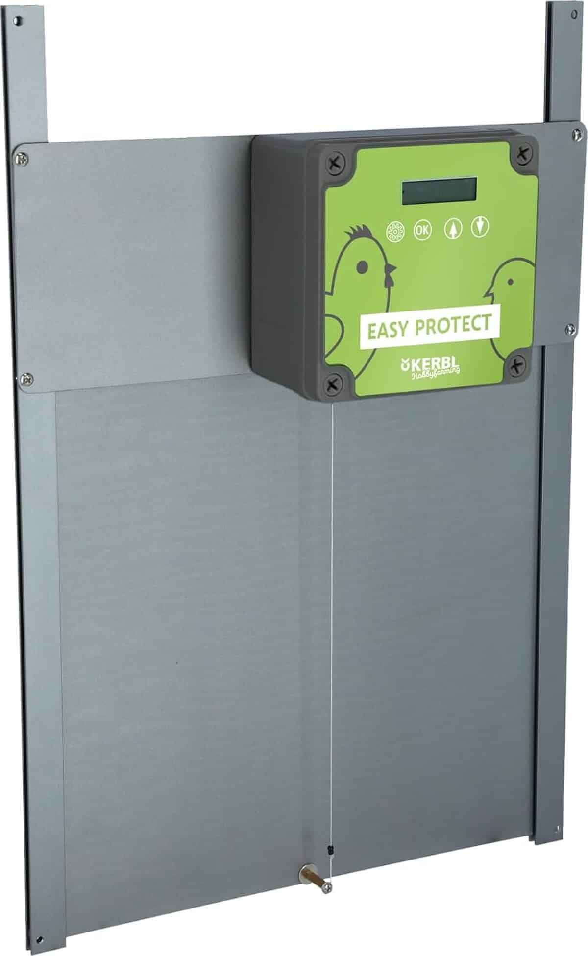 Test : kerbl EasyProtect 70590, porte automatique pour poulailler avec capteur de lumière