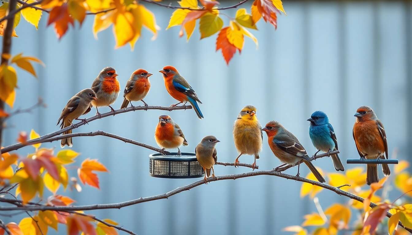 Identifier les oiseaux de novembre dans le jardin Identifier les oiseaux de novembre dans le jardin