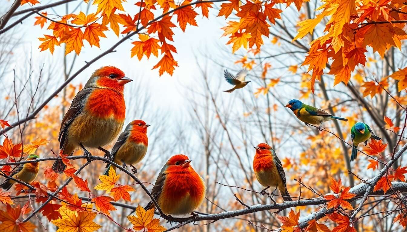 Observer les oiseaux aux couleurs changeantes