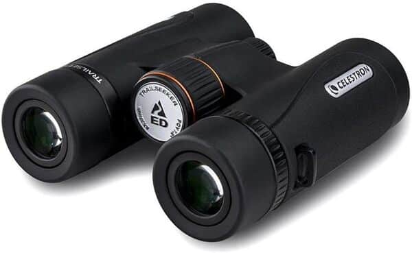 Celestron 71401 TrailSeeker Ed 8 x 32 Roof Prism Binocular, Fully Broadband Multi-Coated Lens, BaK-4 Prism Glass - Black