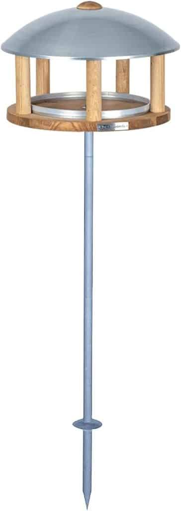 Test de la maison d'oiseaux "Kolding" VOSS.garden avec support