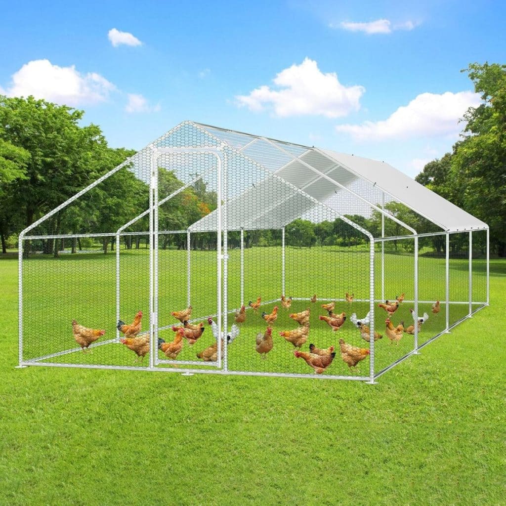 Test de l'enclos Jopassy en acier galvanisé pour petits animaux