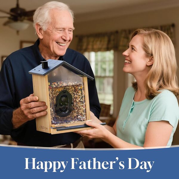 Mangeoire à oiseaux avec caméra, BBPECO Smart Bird House Cam avec alertes d'arrivée instantanées, IA identifie plus de 10 000 espèces et vidéo gratuite dans le nuage, adaptée pour l'observation des