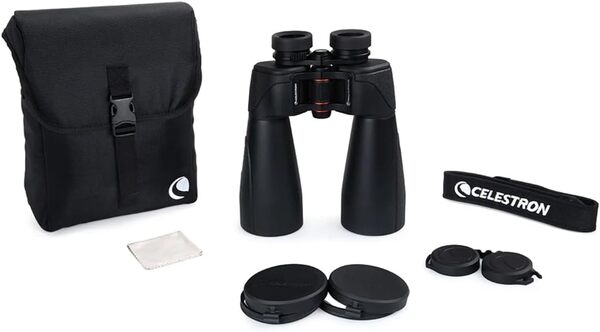 Celestron 72034 SkyMaster Pro Ed 15x70 Astronomy Binoculars with Ed Glass and Large Aperture for Long Distance Viewing, Fully Multi-Coated XLT Coating, Tripod Adapter and Carrying Case