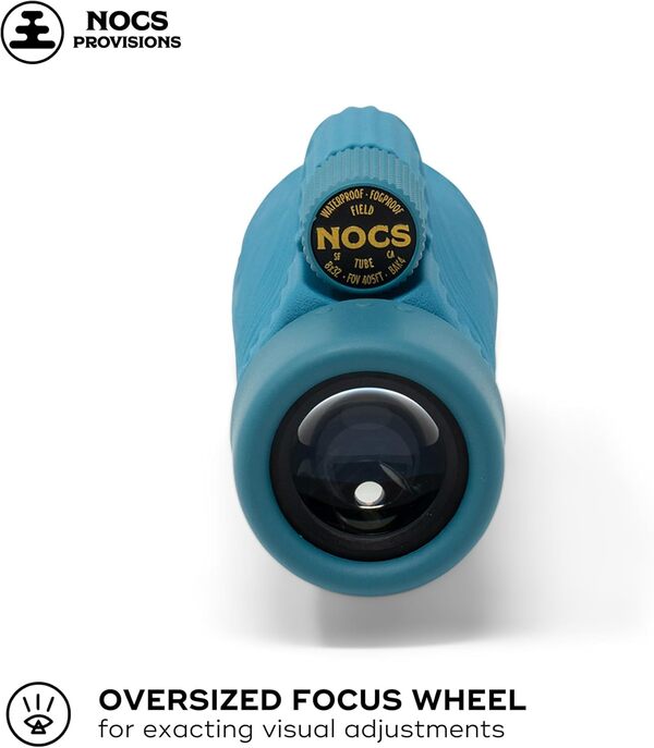 Nocs Provisions Tube de champ monoculaire étanche 10 x 32, télescope à grossissement 10x, prisme Bak4, large champ de vision pour l'observation des oiseaux, la randonnée et l'observation de la faune –