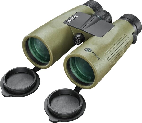 Bushnell Prime Jumelles 12 x 50 et Vault Bino Caddy Pack Combinaison Pack Jumelles de Chasse étanches avec Pochette jumelle Robuste pour la Chasse, l'observation des Oiseaux et la randonnée