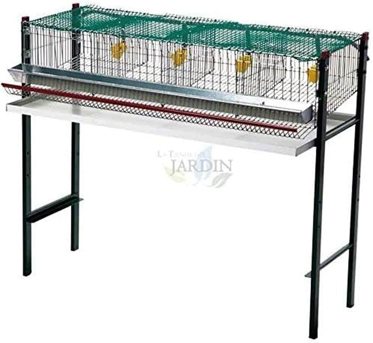 Test de la cage à oiseaux Suinga galvanisée 4 départements