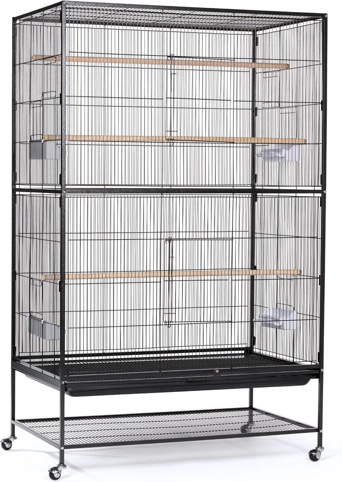 Test de la cage d'avion Prevue Hendryx F050 en fer forgé, taille XL