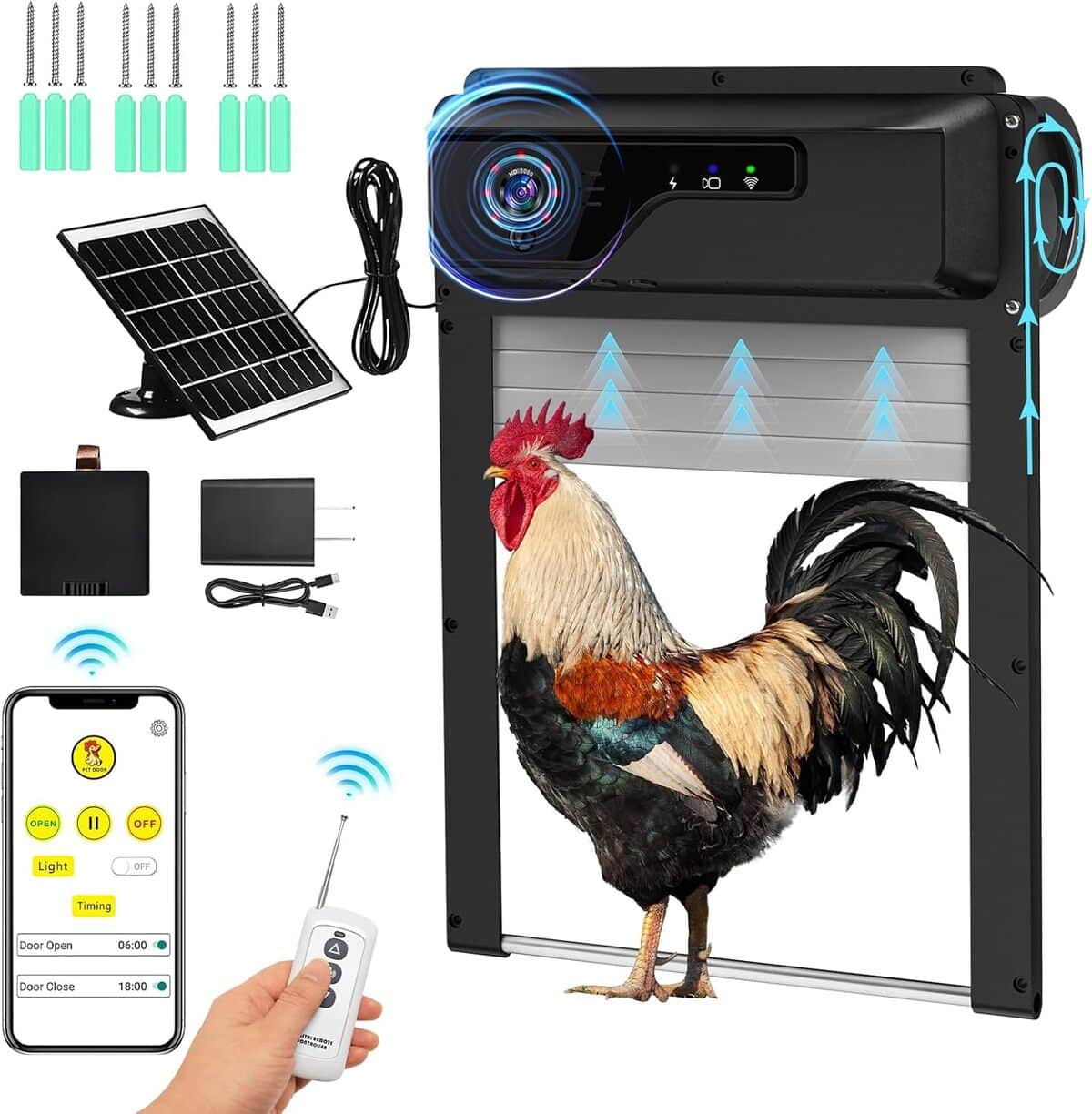 Test de la caméra solaire HD 1080p avec alarme et WiFi