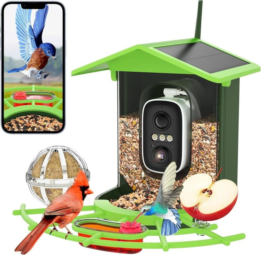 Test de la mangeoire connectée avec caméra 4 MP et IA