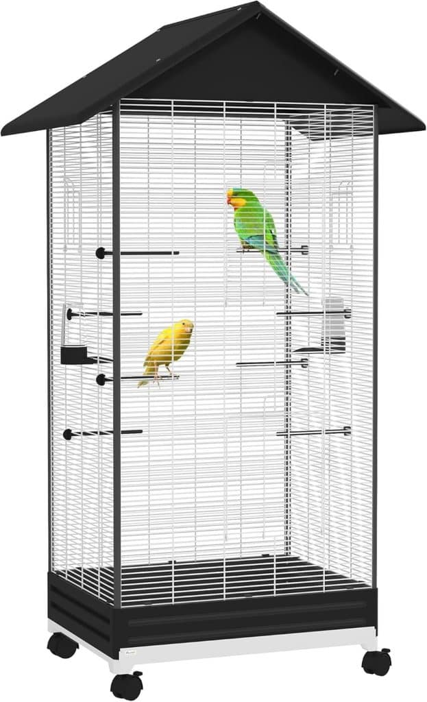 Test de la volière PawHut : élégance et confort pour vos oiseaux