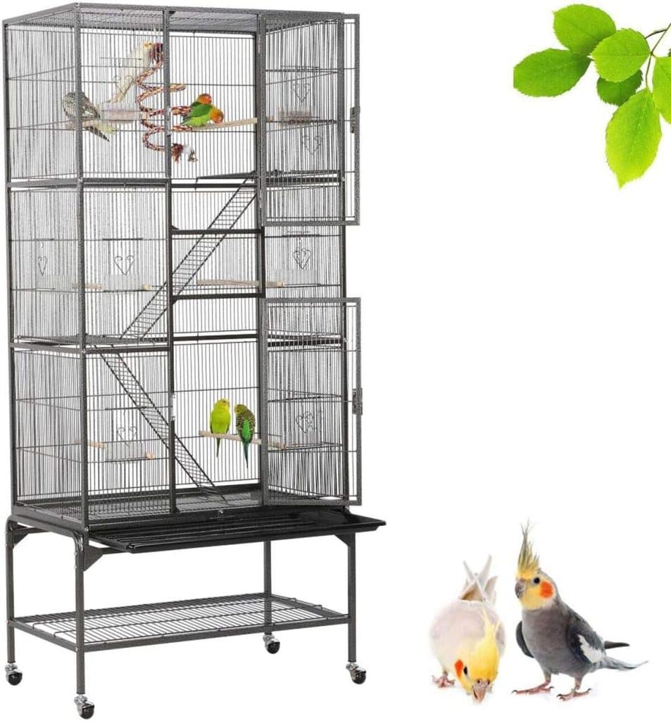 Test de la volière Yaheetech pour perroquets et perruches