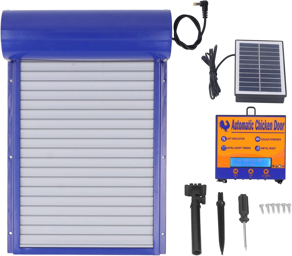 Test du porte de poulailler automatique ZJchao à énergie solaire