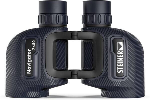 Steiner Navigator 2342 Jumelles 7 x 50 Grossissement 7X Optique à Contraste élevé Système de Prisme Flottant Mise au Point Automatique pour Une Excellente clarté d'image Bleu Marine