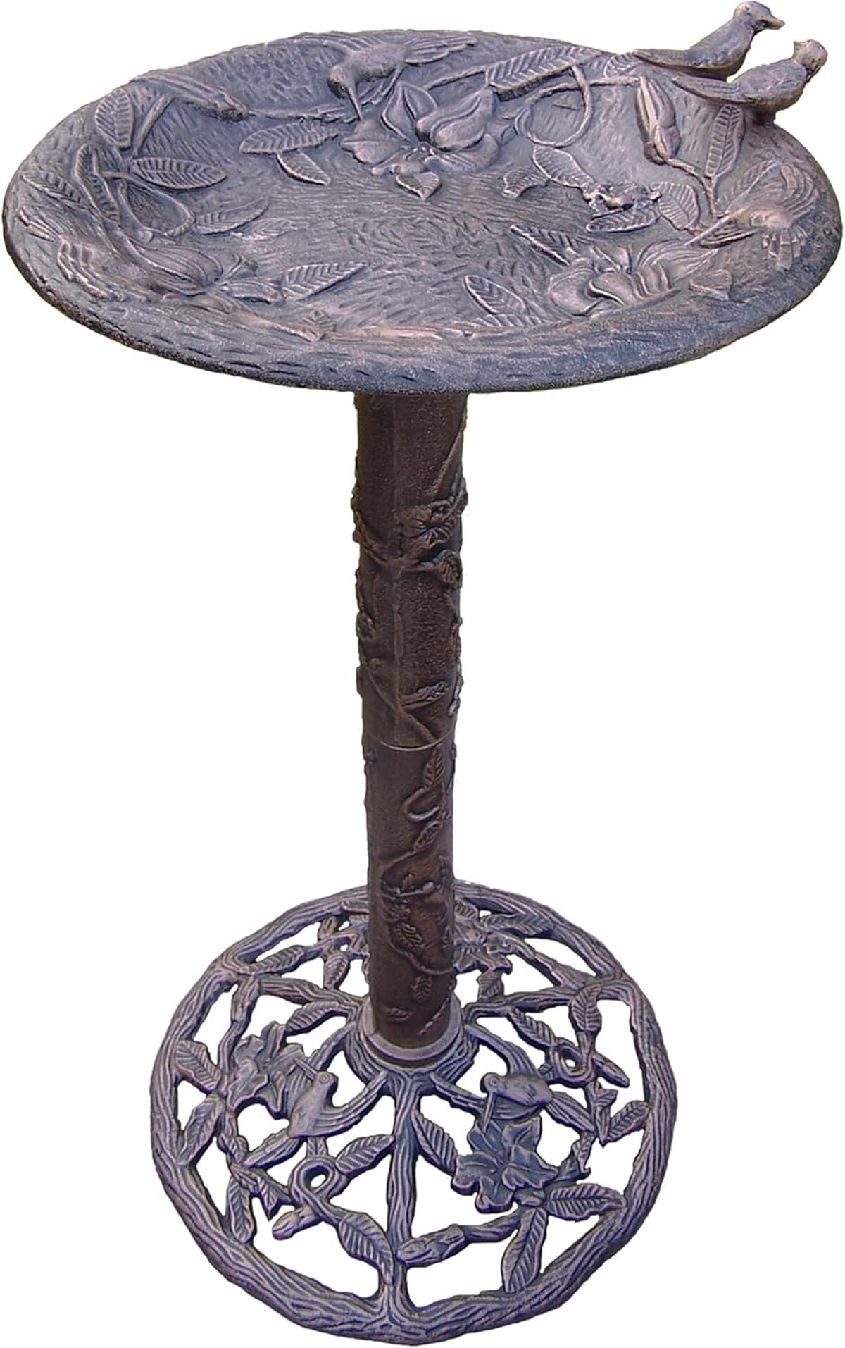 Avis sur le bain d'oiseaux Colibri d'Oakland Living en bronze antique